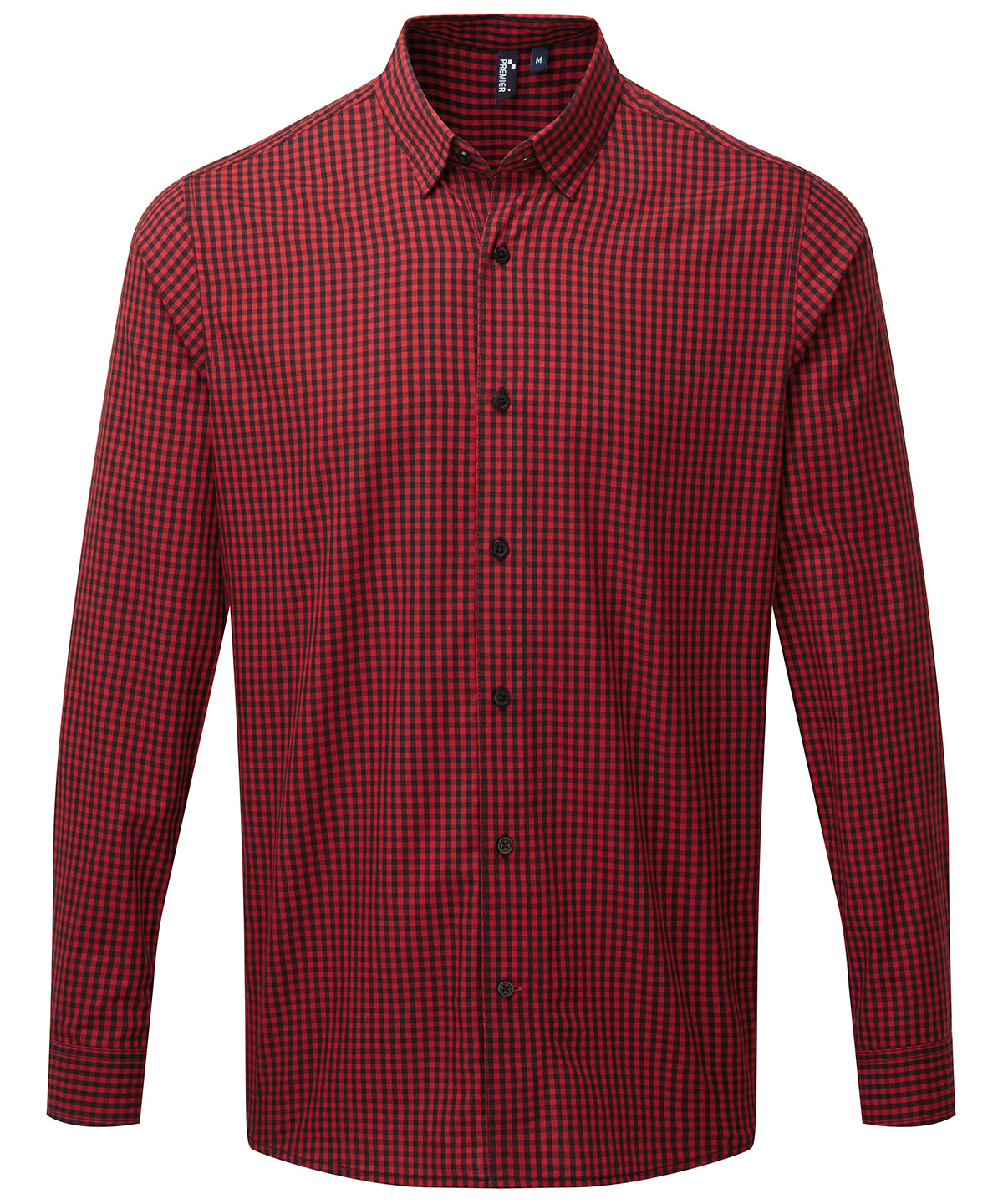 Maxton check long sleeve shirt - Black/ Red