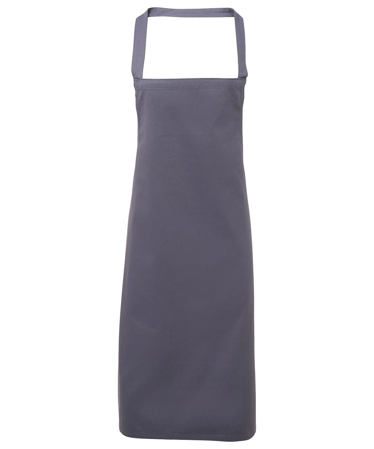 100% Cotton apron - organic certified - Steel