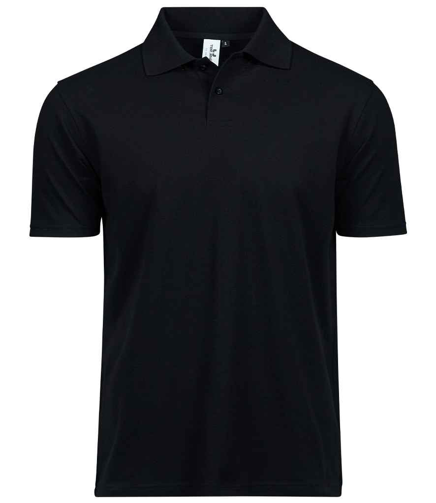 Tee Jays Power Organic Piqué Polo Shirt - Black