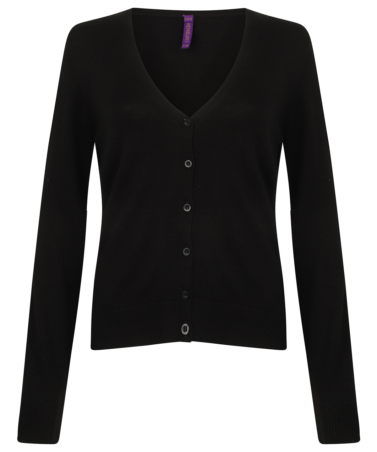 Women's v-neck cardigan - Black