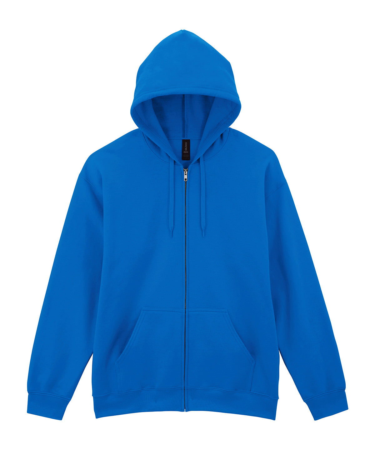 Softstyle™ midweight fleece adult full-zip hooded sweatshirt - Royal