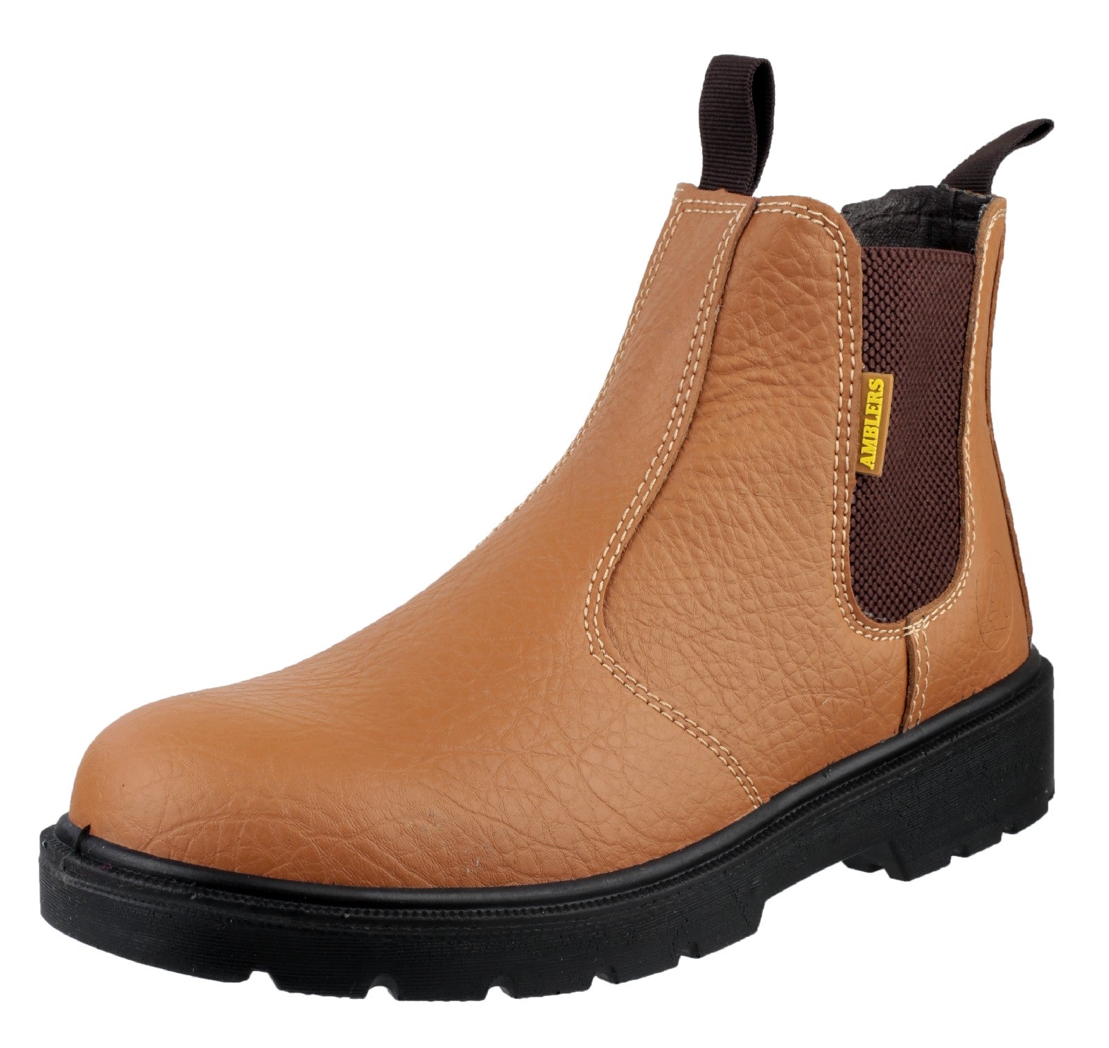 Tan Safety Dealer Boots
