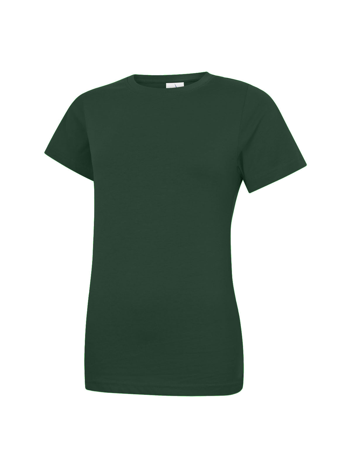 Ladies Classic Crew Neck T-Shirt - Bottle Green