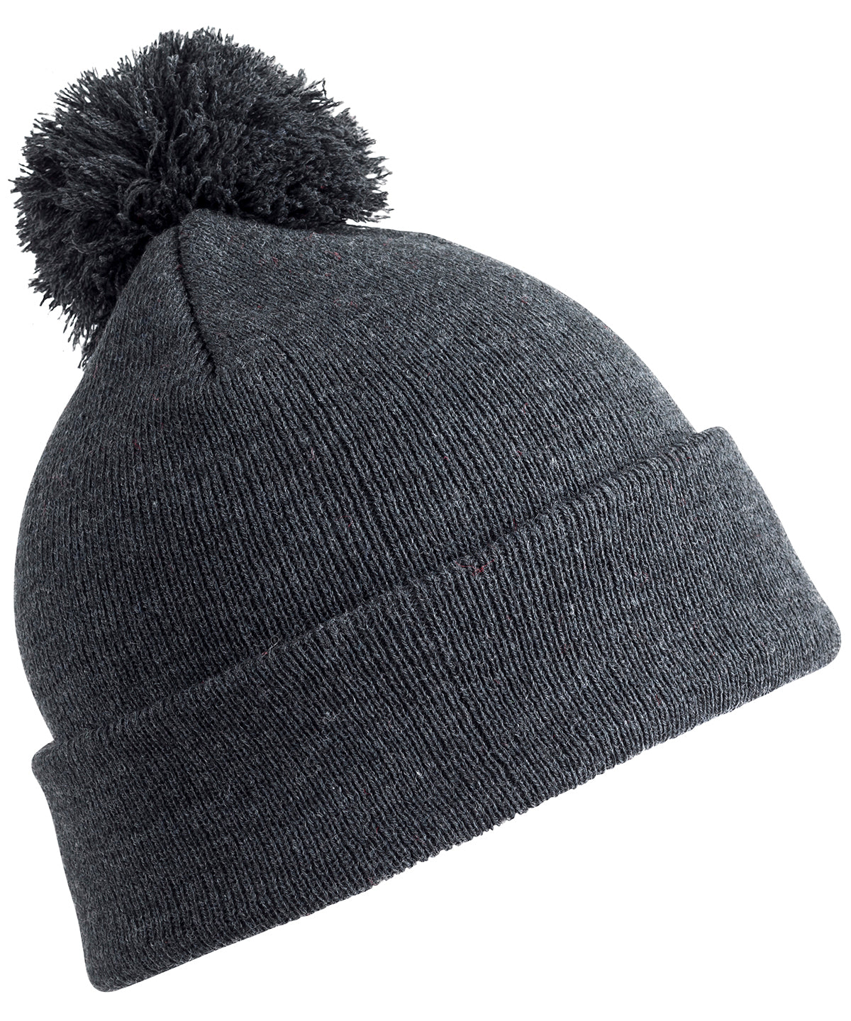 Pom Pom Beanie - Grey