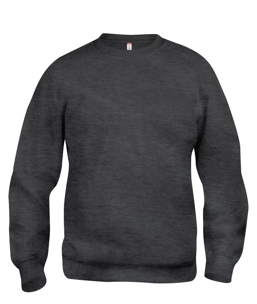 Basic Roundneck Sweatshirt - anthracite melange