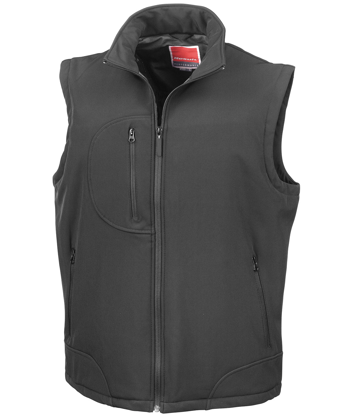 Softshell bodywarmer - Black/Black