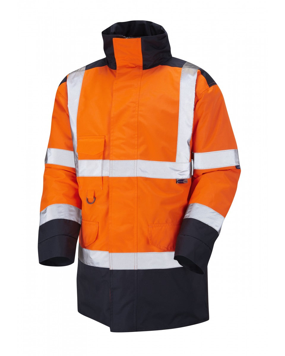 TAWSTOCK ISO 20471 Cl 3 Anorak - HV ORANGE/NAVY