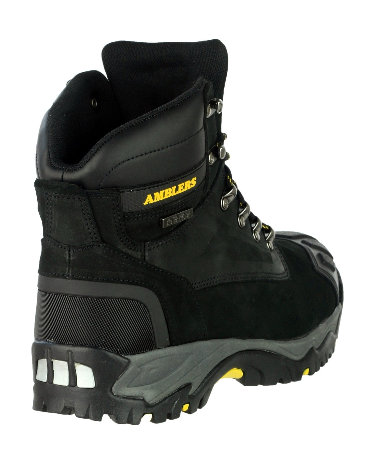 Amblers Safety Mens FS987 Leather Waterproof Safety Boots Black
