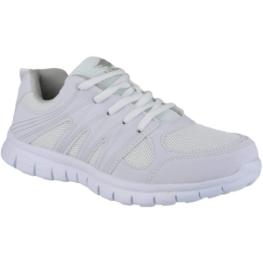 Mirak Mens Milos Lace Up Lightweight Sports Trainers White