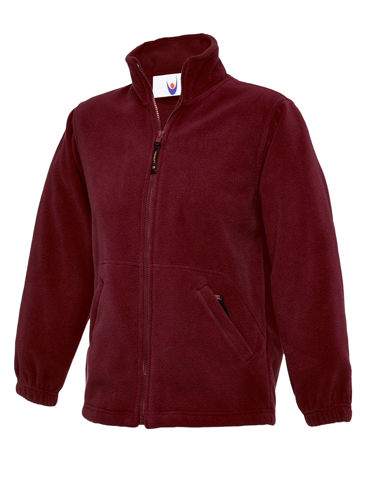 Childrens Full Zip Micro Fleece Jacket  - Maroon