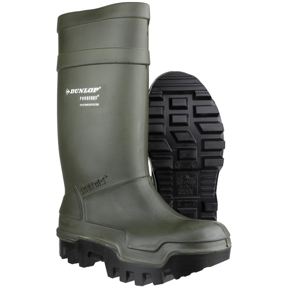 Dunlop Mens Purofort Thermo+ Insulated S5 SRC Full Safety Welly Boots