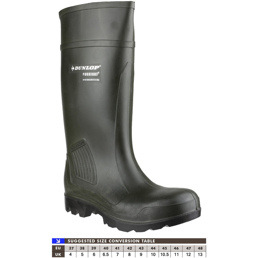 Dunlop Mens Purofort Professional Steel Toe & Mid Safety Welly Boots