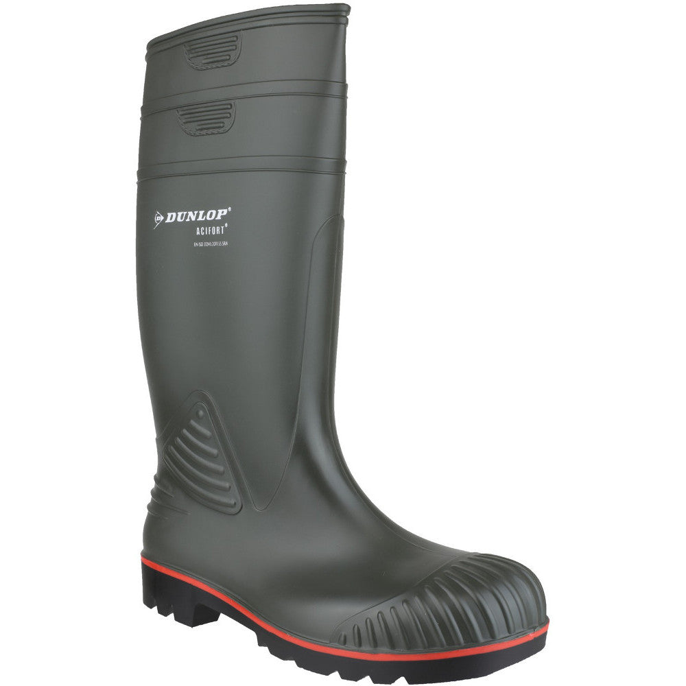 Dunlop Mens Acifort Heavy Duty S5 SRA Toe & Mid Safety Welly Boots