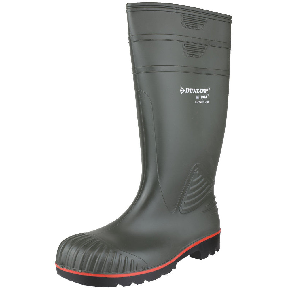 Dunlop Mens Acifort Heavy Duty S5 SRA Toe & Mid Safety Welly Boots