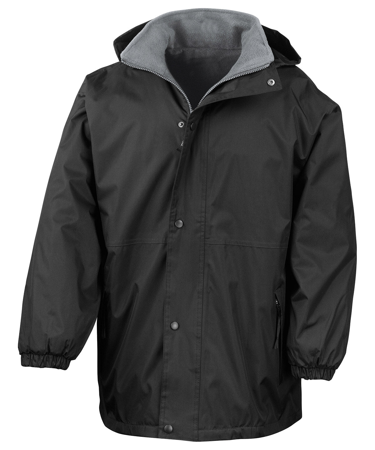 Junior/youth reversible StormDri 4000 jacket - Black/Grey
