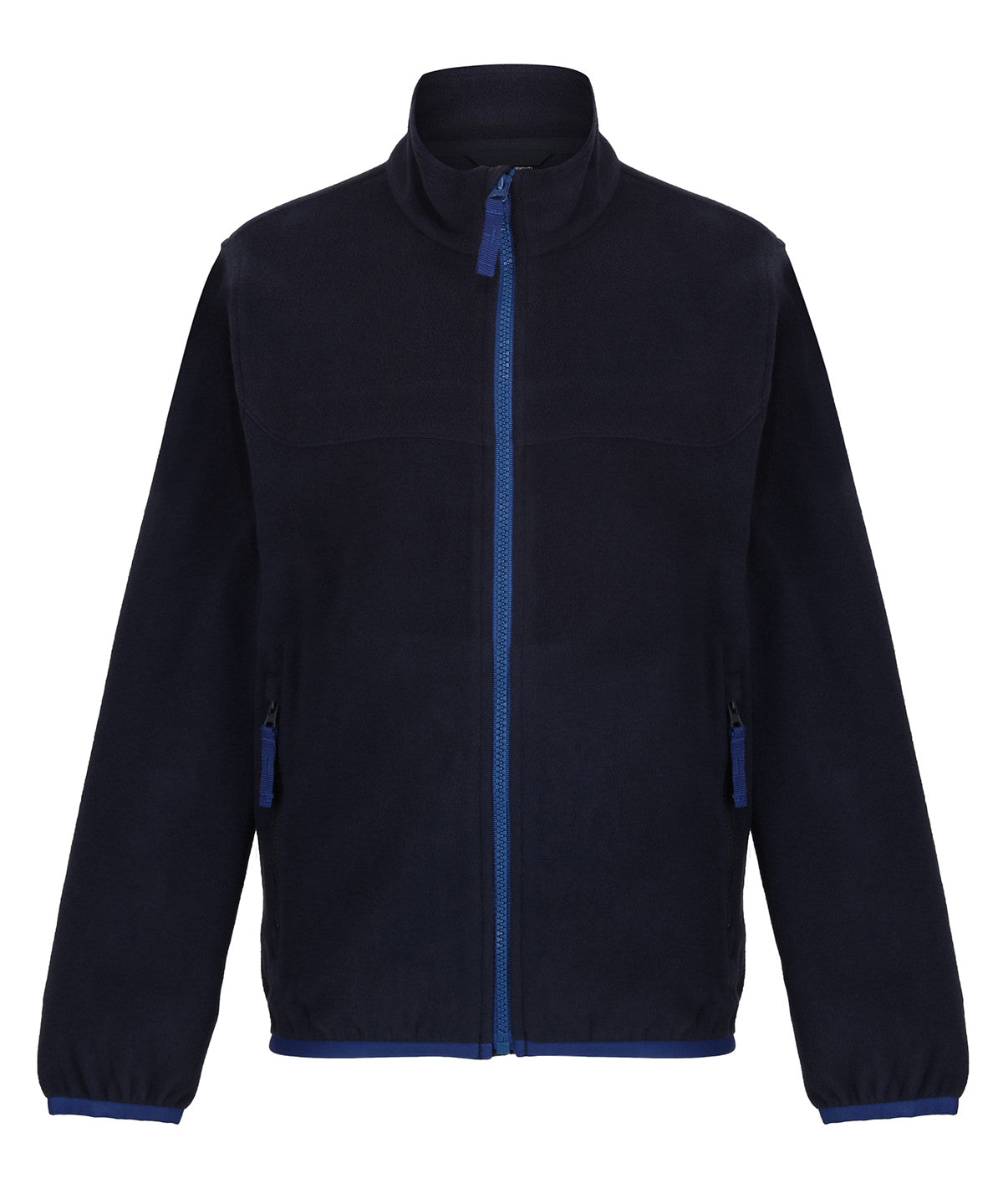 Kids full-zip microfleece - Navy/New Royal