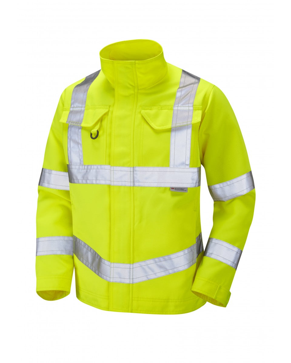 CHIVENOR ISO 20471 Cl 3 Bomber Jacket - HV Yellow