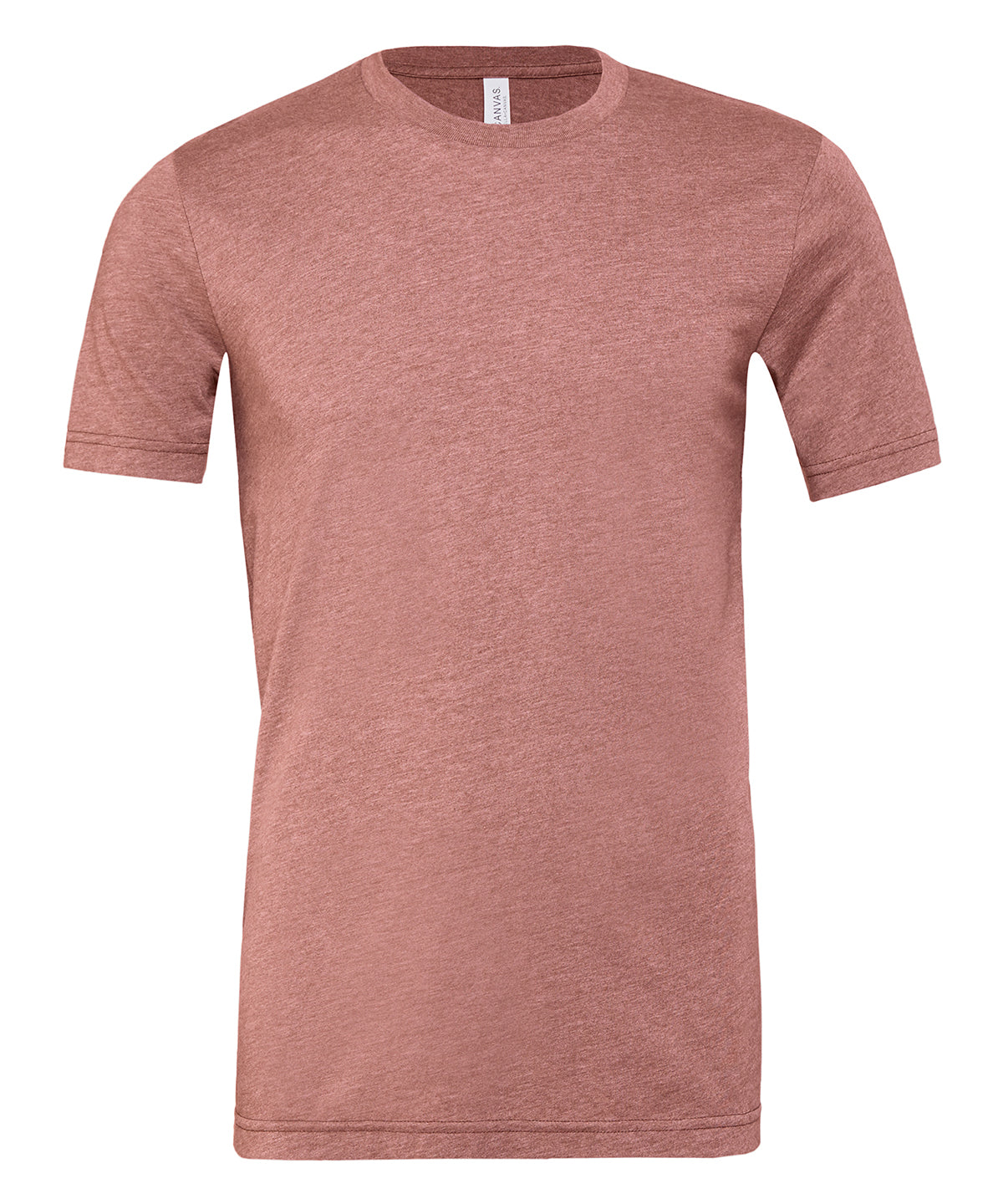Unisex heather CVC short sleeve t-shirt - Heather Mauve