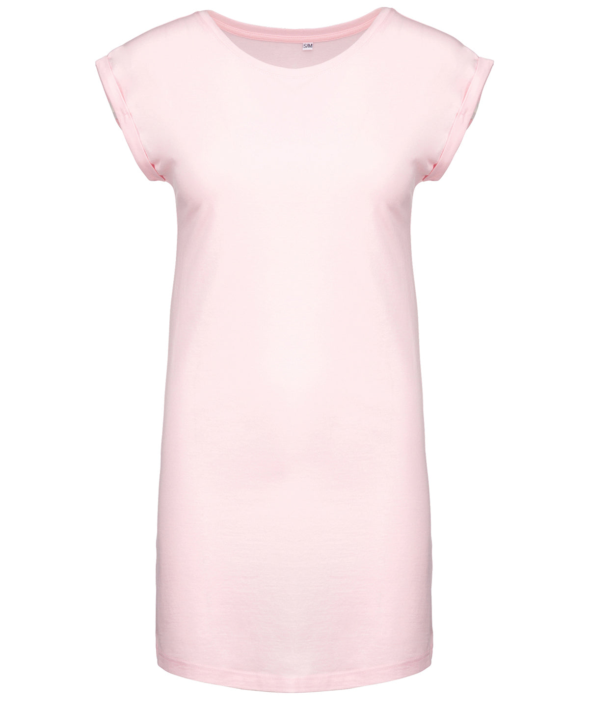 Ladies' long T-shirt - Pale Pink