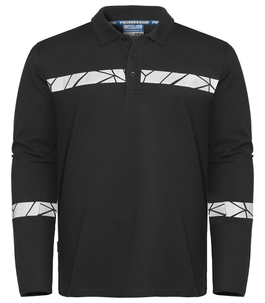 7004 PIQUE LONG SLEEVE7004 PIQUE LONG SLEEVE 9910-VIZ - Black