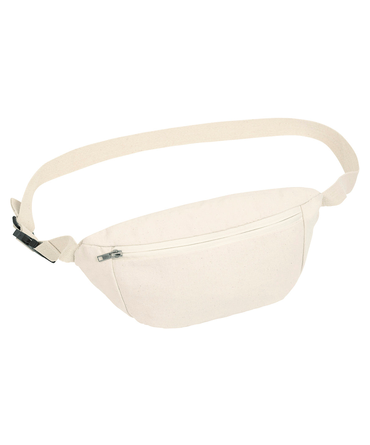 Hip bag with canvas fabric (STAU891) - Natural