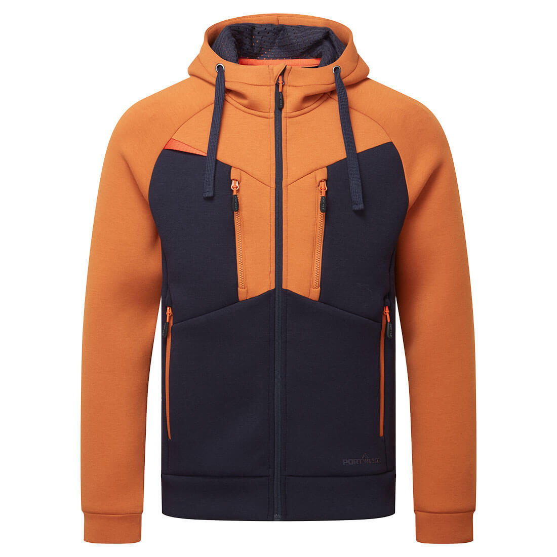 DX4 Zipped Hoodie  - Rust