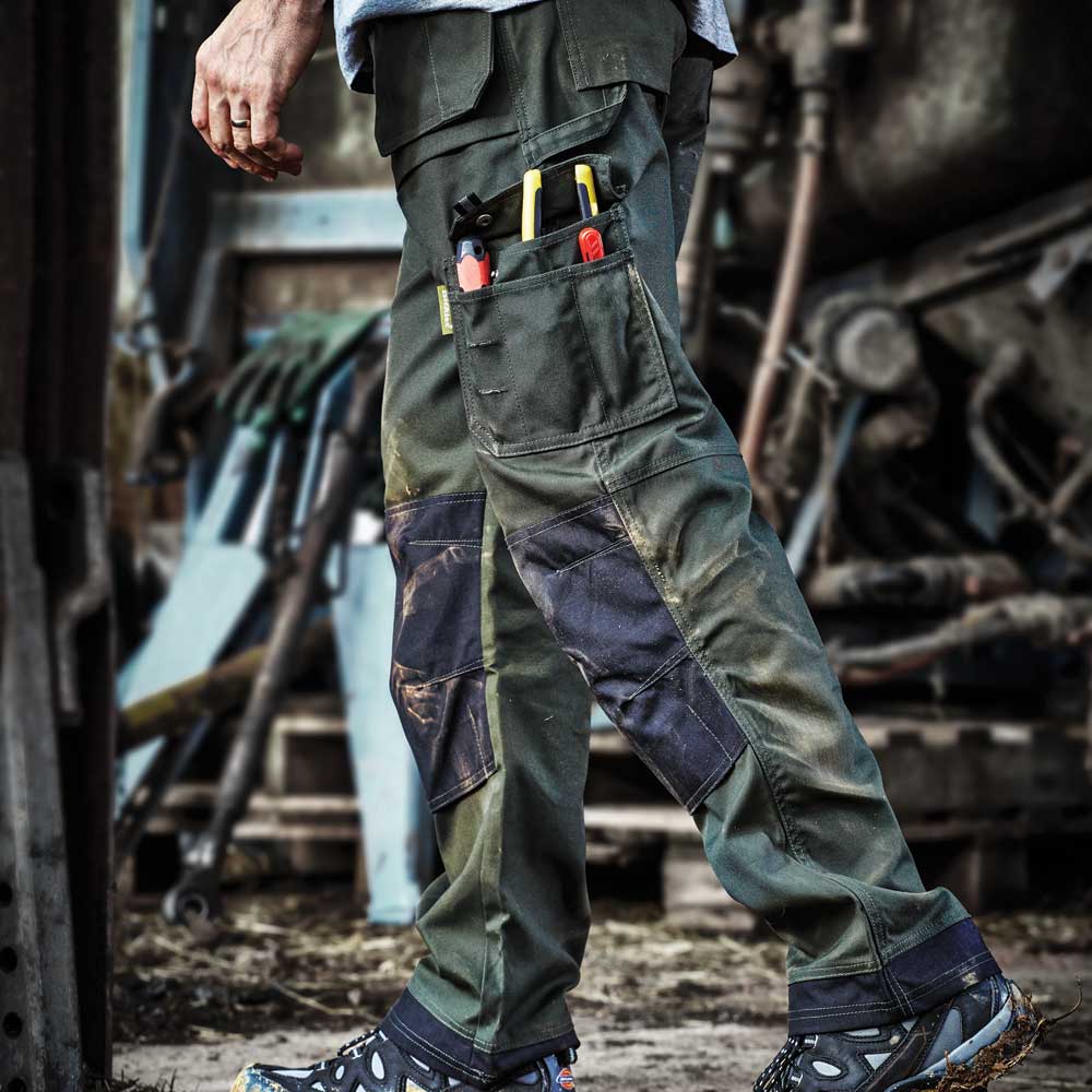Dickies Mens Eisenhower Polycotton Multipocket Workwear Cargo Trousers