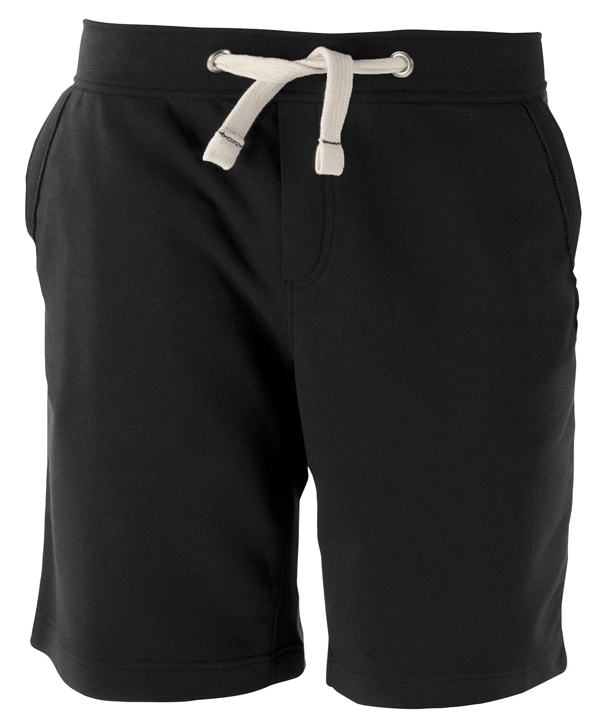 Unisex French terry Bermuda shorts - Black