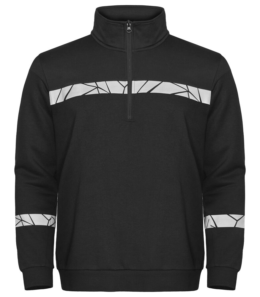 7102 SWEATSHIRT 1/2 ZIP
7102 SWEATSHIRT 1/2 ZIP 9910-VIZ - Black