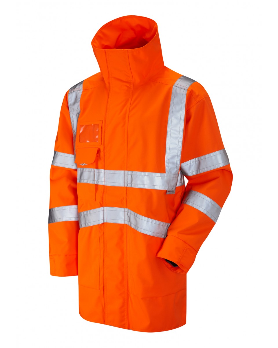 CLOVELLY ISO 20471 Cl 3 Breathable Executive Anorak - HV Orange