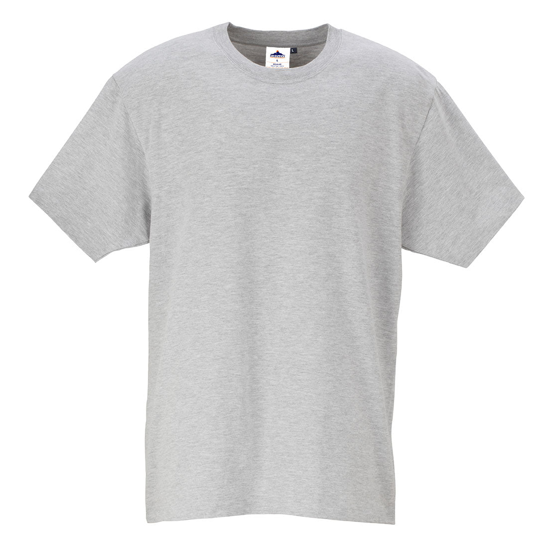 Turin Cotton T-Shirt S/S - Heather Grey