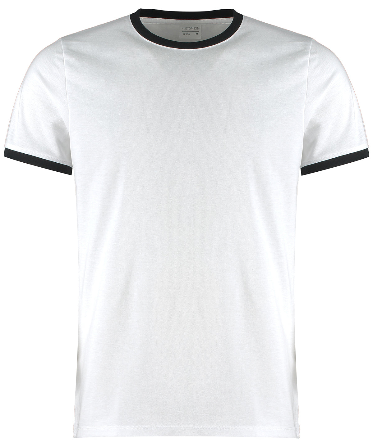 Fashion fit ringer tee - White/ Black