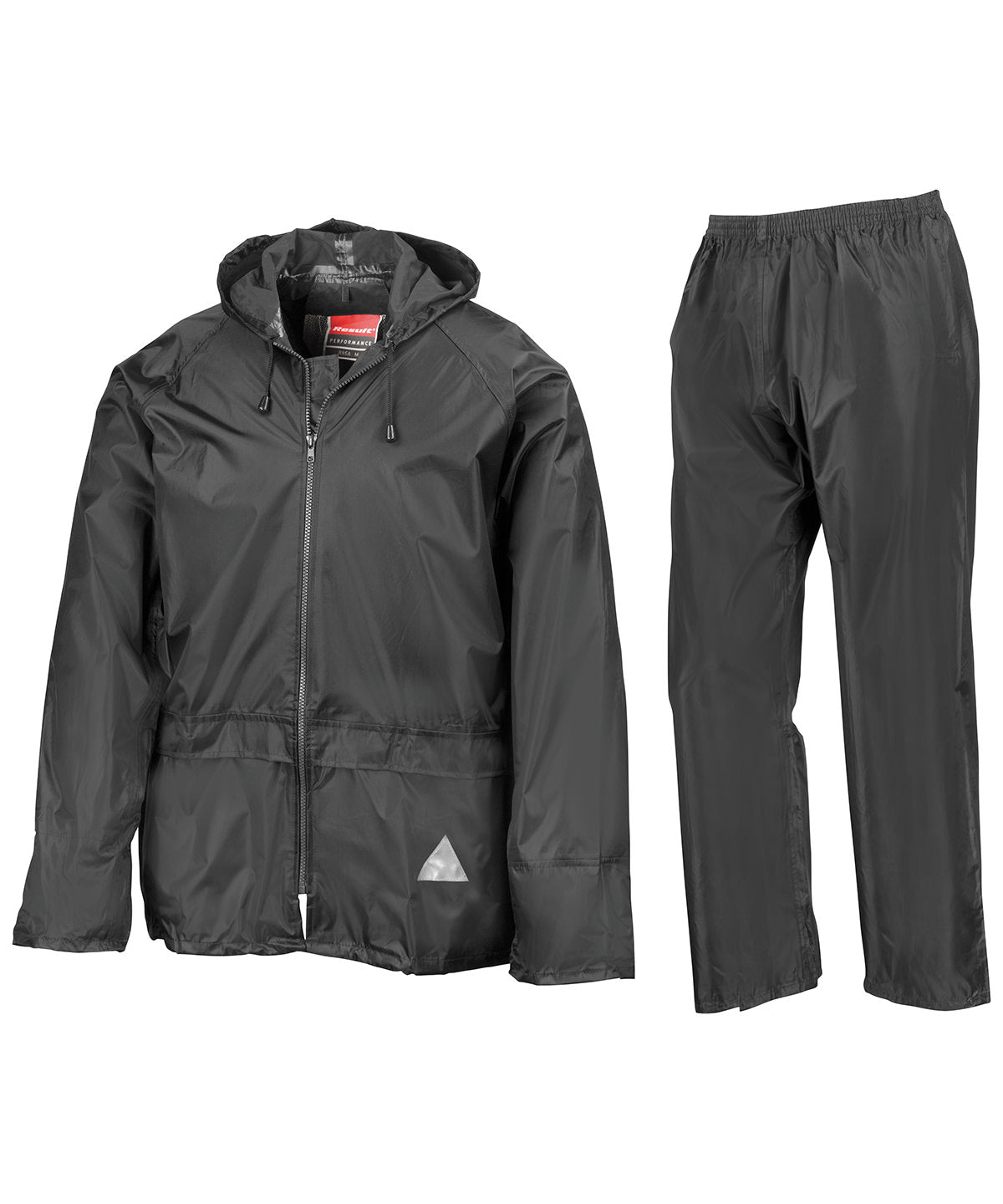 Waterproof jacket and trouser set - Black