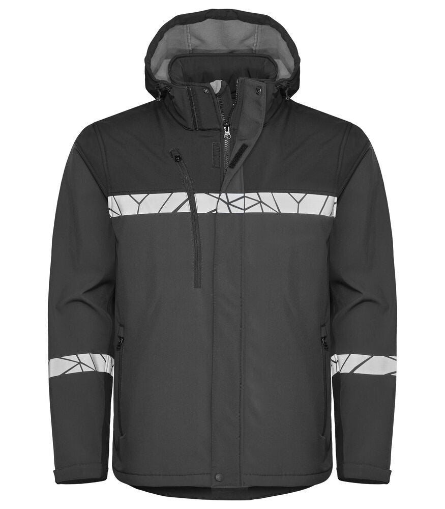 7400 SOFTSHELL JACKET
7400 SOFTSHELL JACKET 9910-VIZ - Grey/Black