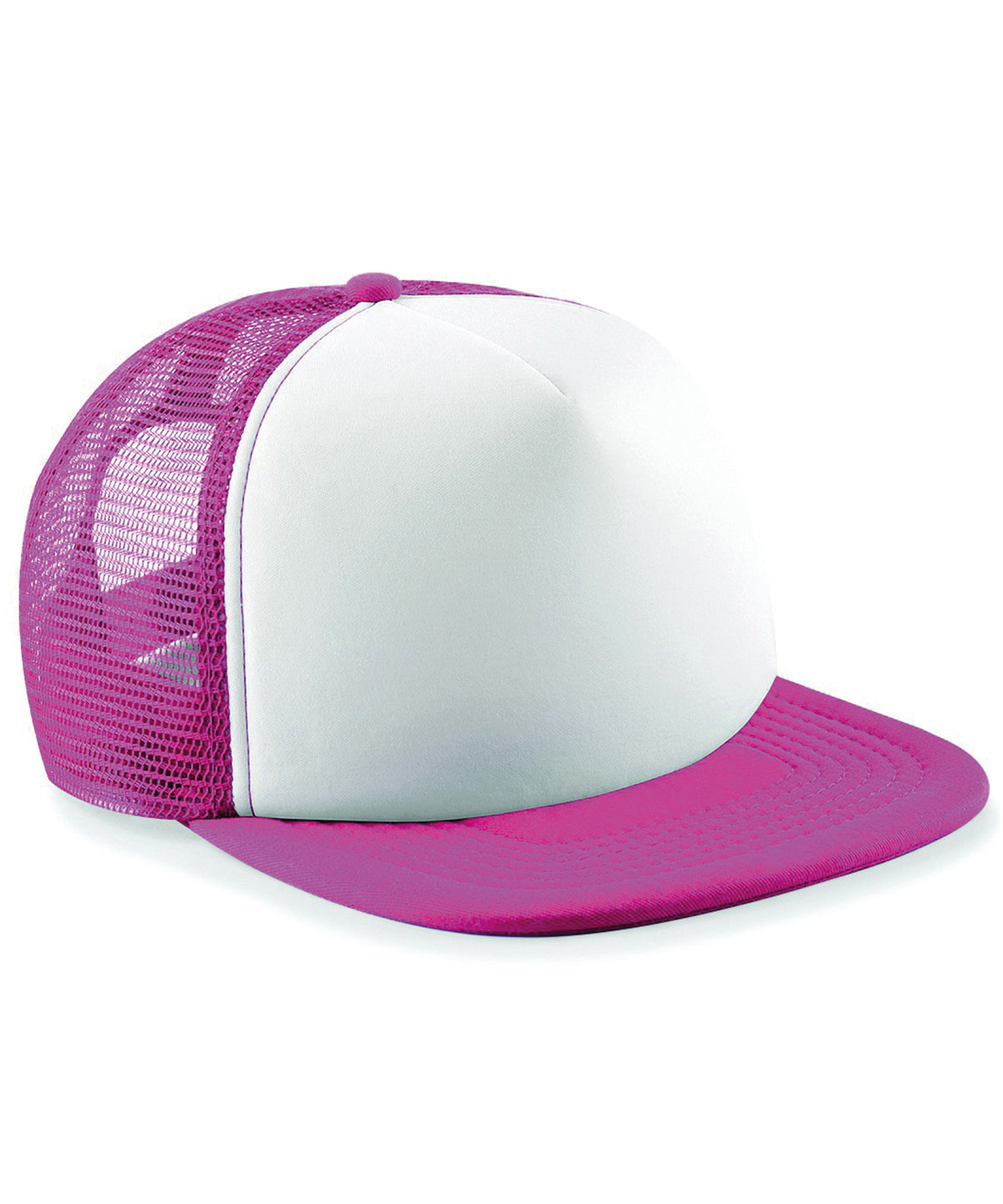 Vintage snapback trucker - Fuchsia/White