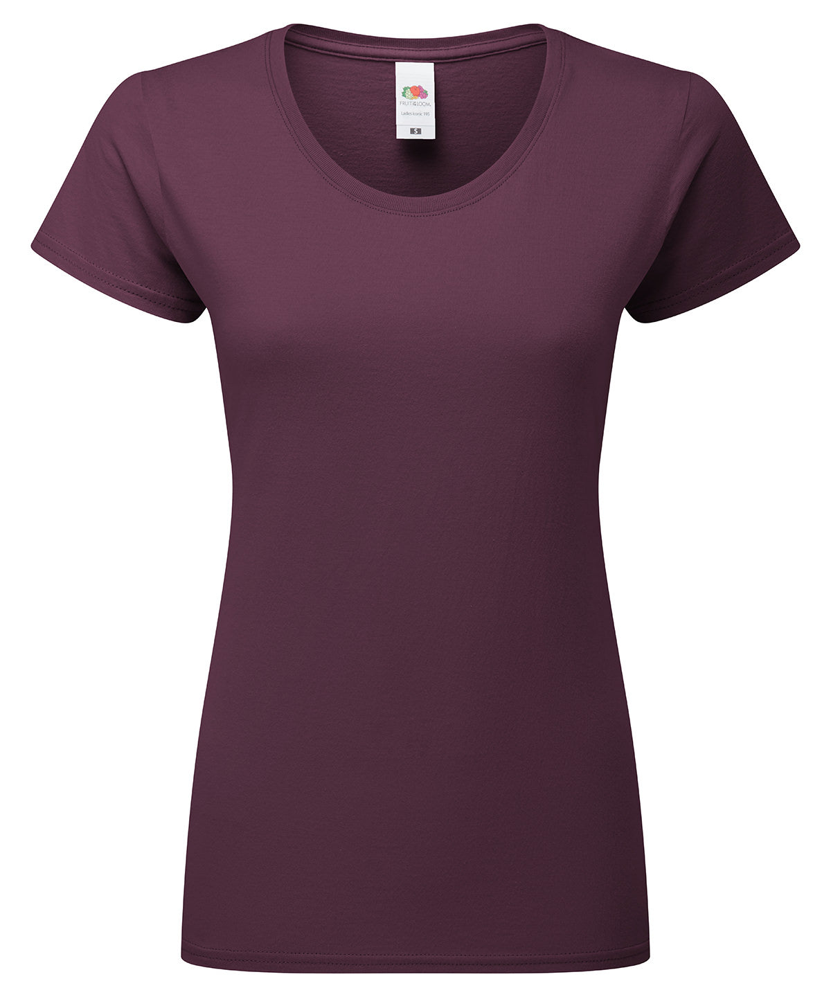 Lady-fit ringspun premium t-shirt - Dark Plum
