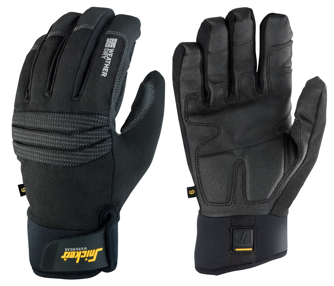 Weather Dry Gloves - Black\Black - 0404