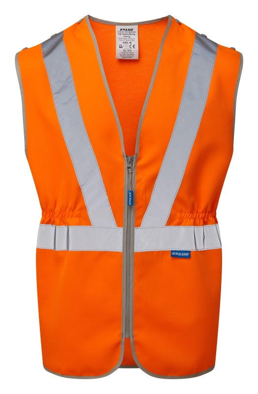 PULSAR® HV Orange Tear Apart Waistcoat - ORG