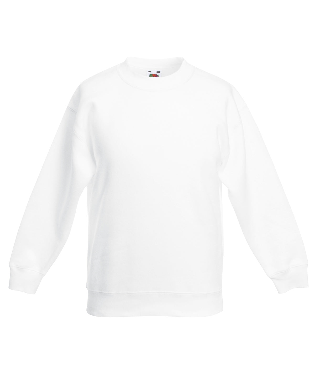 Kids premium set-in sweatshirt - White