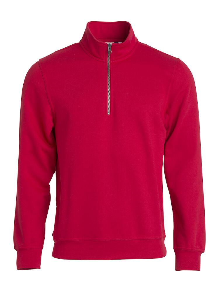 Basic Half Zip - Red