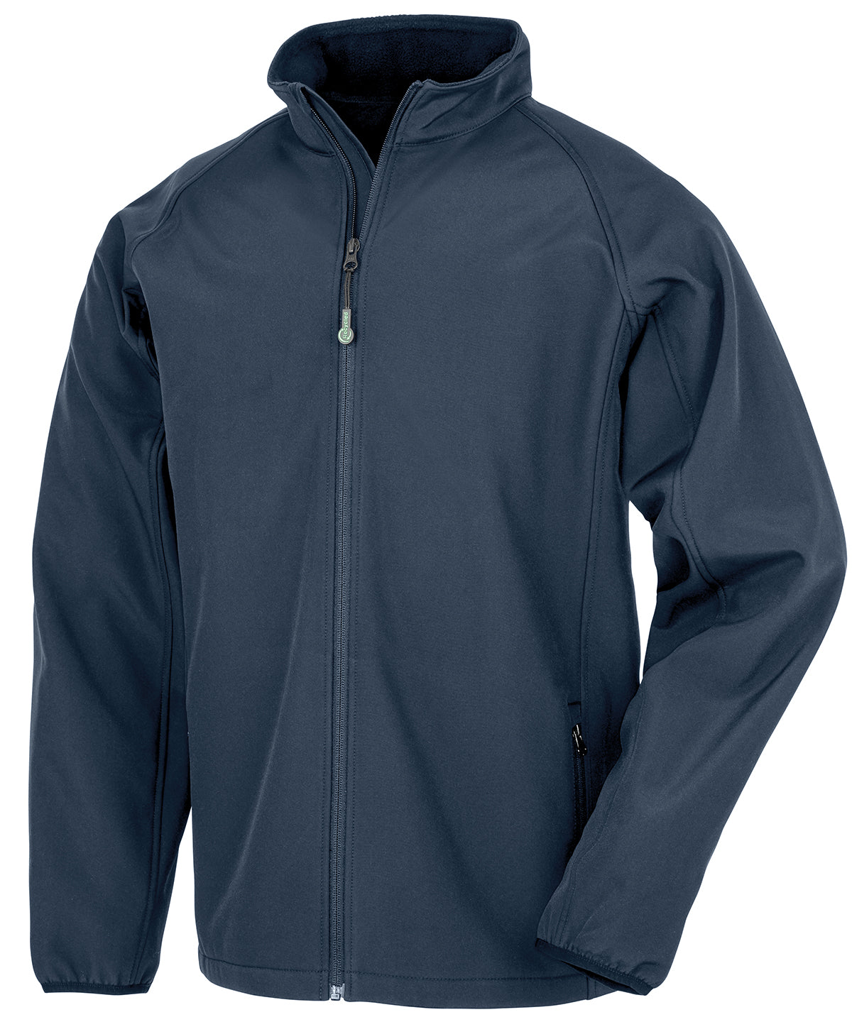 Men's recycled 2-layer printable softshell jacket - Navy
