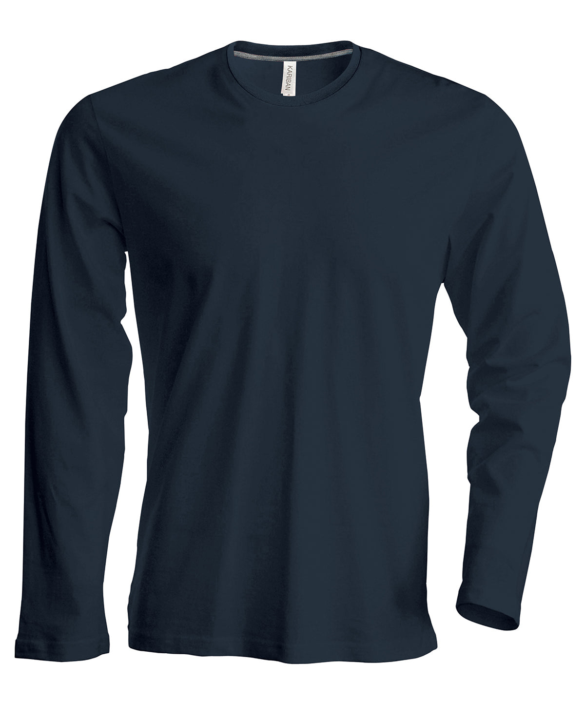 Men's long-sleeved crew neck T-shirt - Dark Grey