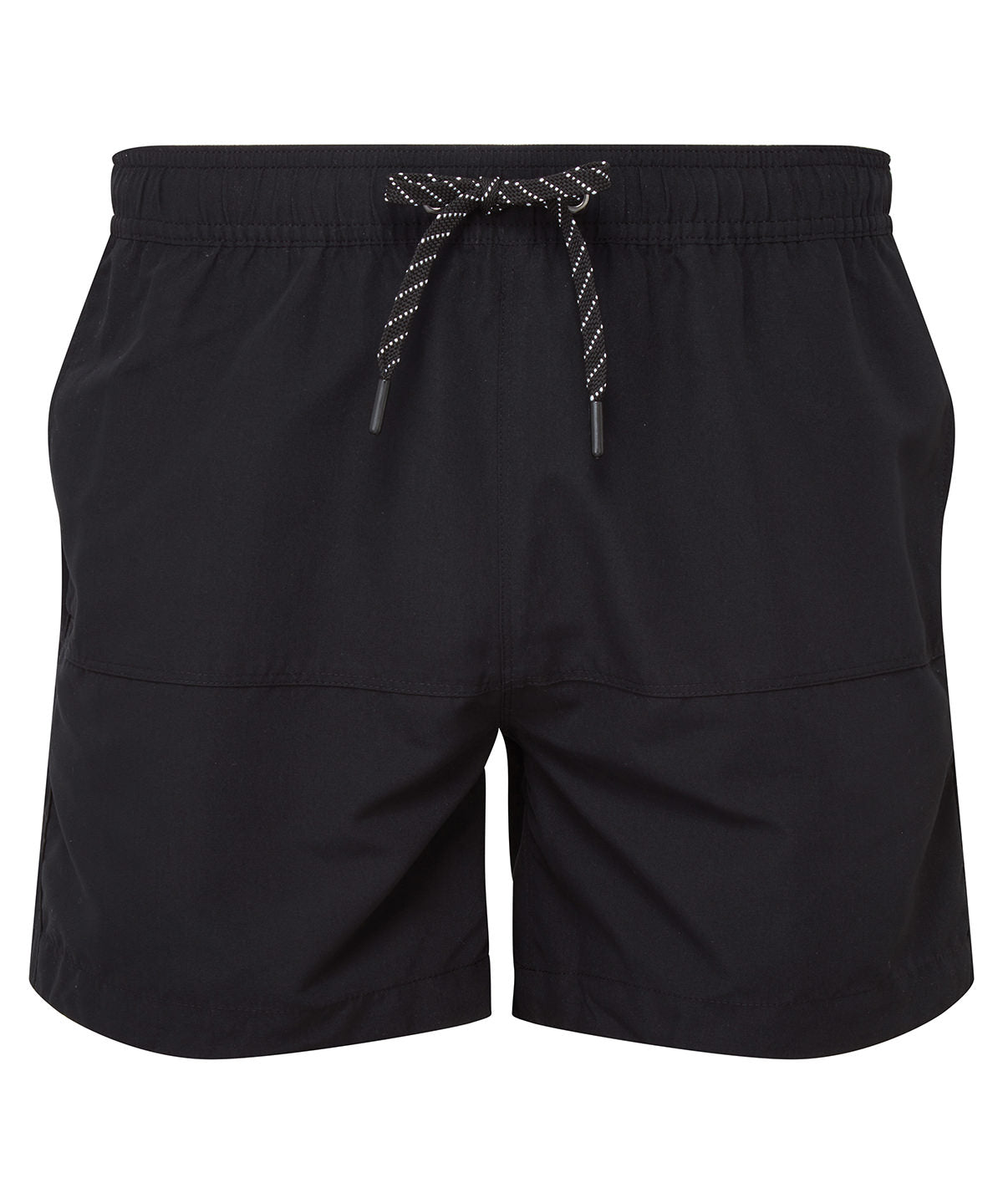 Block colour swim shorts - Black