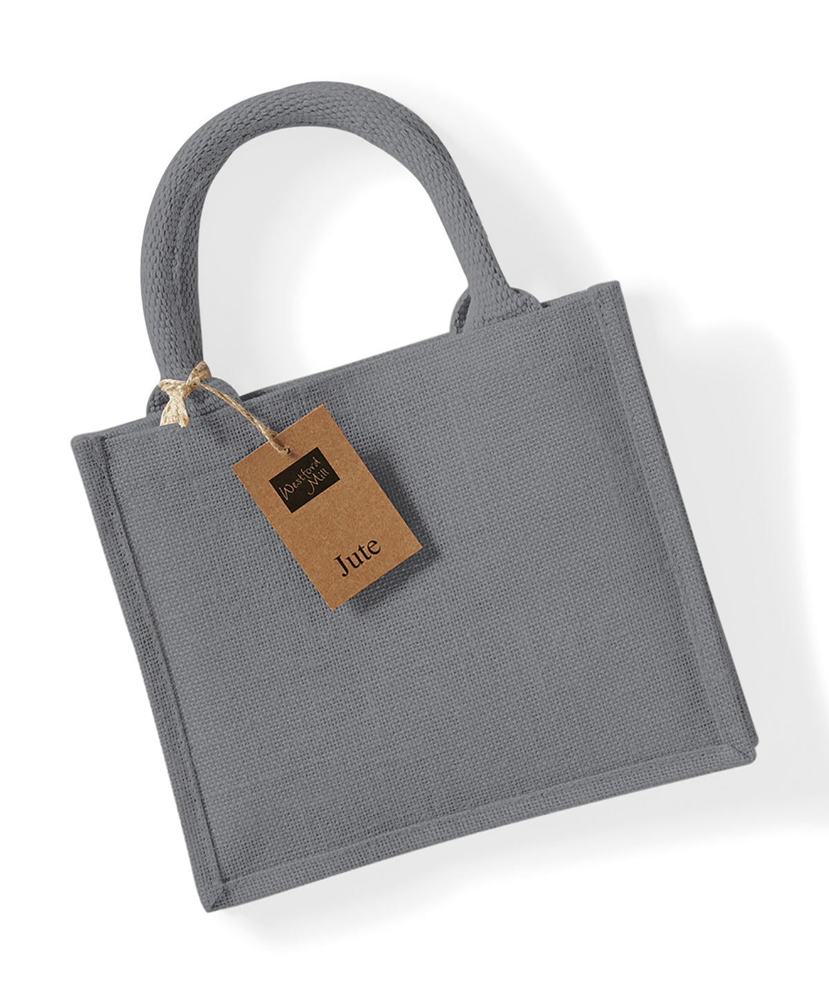 Jute mini gift bag - Graphite Grey/Graphite Grey