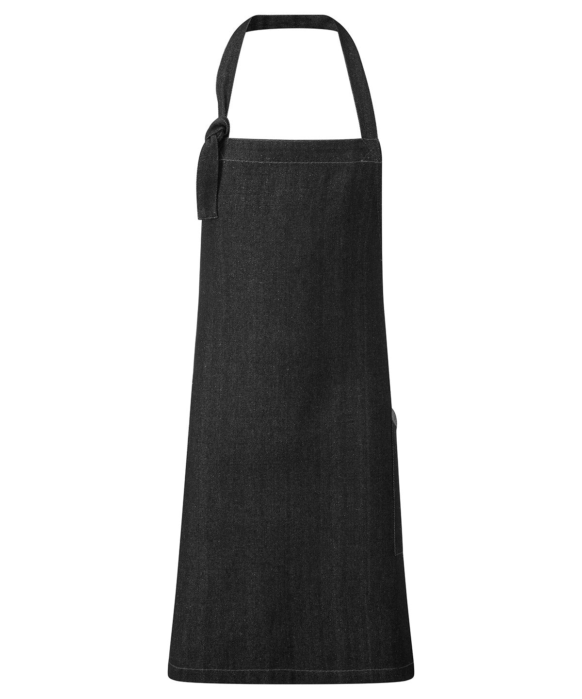 Regenerate sustainable bib apron - Black Denim