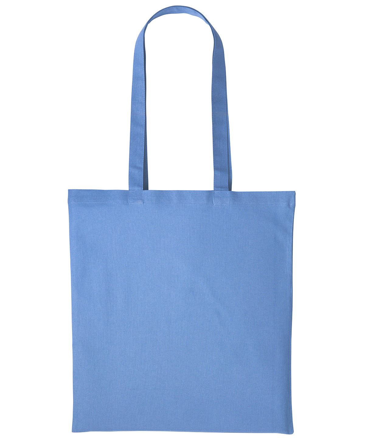Cotton shopper long handle - Cornflower Blue