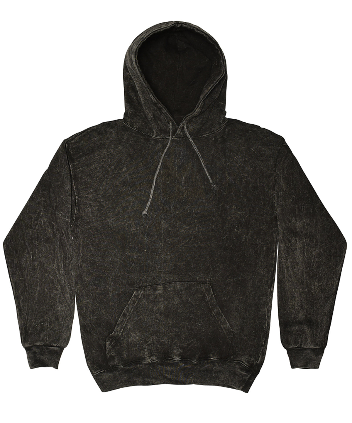 Rainbow tie-dye hoodie - Mineral Black
