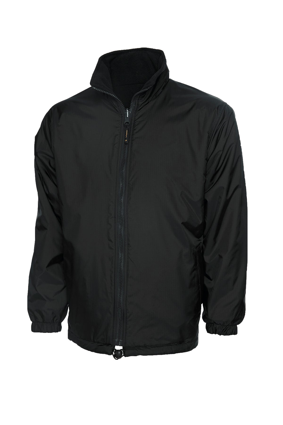 Premium Reversible Fleece Jacket - Black