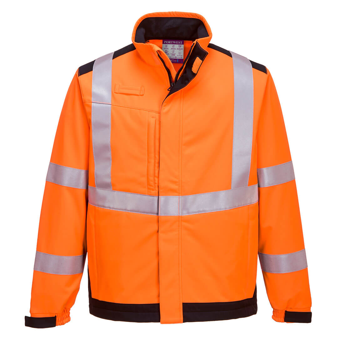 Modaflame Multi Norm Arc Softshell Jacket - Orange/Navy