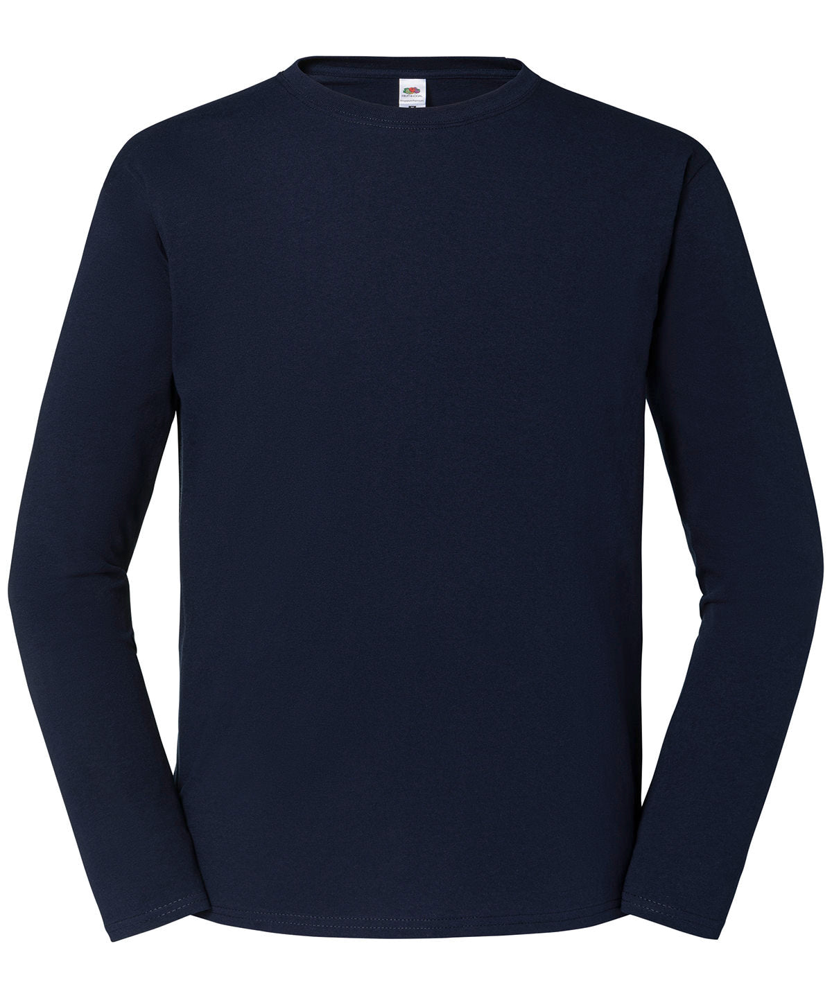 Iconic 195 ringspun premium long sleeve T - Deep Navy